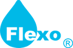 「水性フレキソ促進協議会」オリジナルの「Flexo（水性フレキソ）マーク」