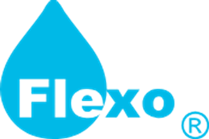 「水性フレキソ促進協議会」オリジナルの「Flexo（水性フレキソ）マーク」